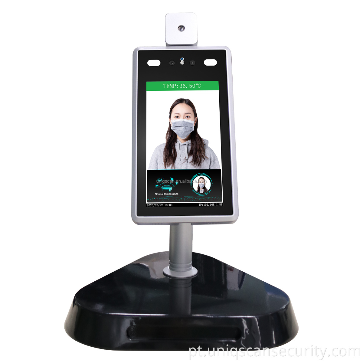 Soluções de sistema de controle de acesso biométrico de reconhecimento facial